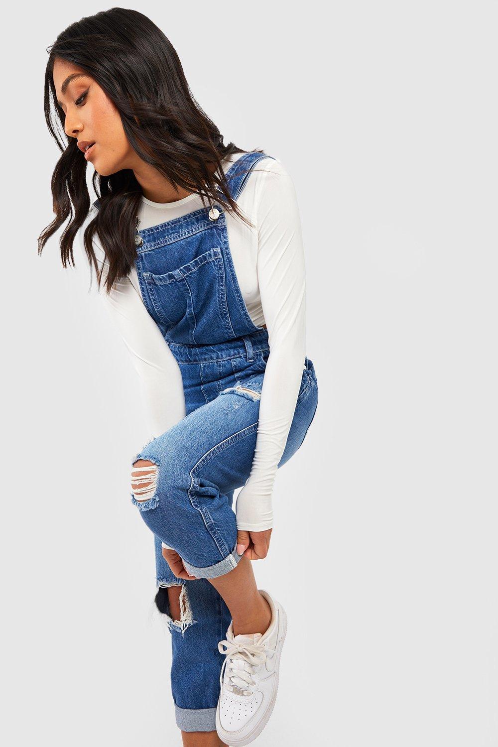 Boohoo dungarees clearance